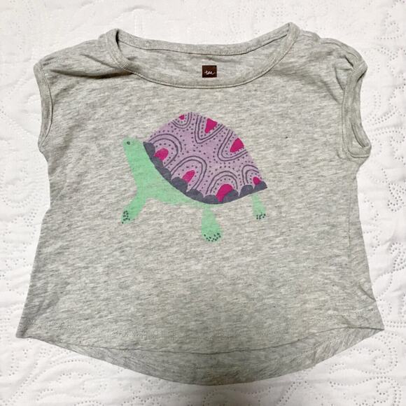Tea Collection Turtle Graphic Tee Size 18m - Picture 2 of 4
